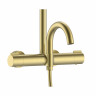 Высокая душевая система Elghansa 6747157-2X-MattGold с термостатом. Цвет Матовое Золото